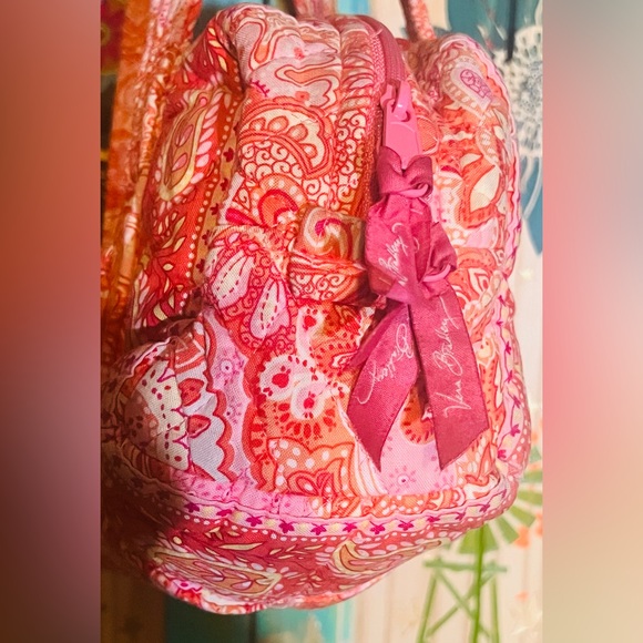 Vibrant Vera Bradley  Pink Paisley - Picture 4 of 5